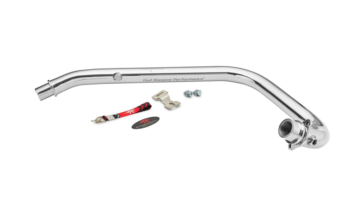 Header Pipe / Bend Pipe for Royal Enfield Classic 350 - Polish - Red Rooster Performance