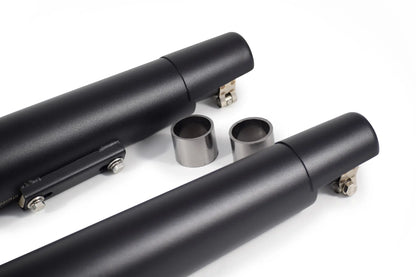 Royal Enfield Continental GT 650 / Interceptor 650 Twins Black Finish - Long Type PoweRage Performance Slip-On Exhaust