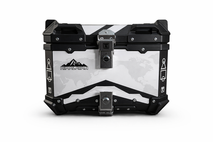 TAANC Overlander 117 Touring Setup 03 – Himalayan 45 Top Box + Twin 36 Panniers | Aluminium Combo