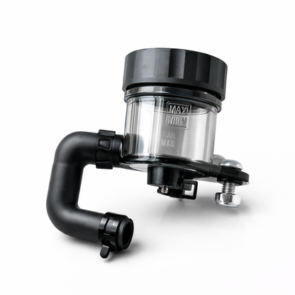RCB E4+ Master Brake Pump RH ( right hand side ) 15MM BLACK - High-Performance Black Pump with Transparent Tank & Adjustable Lever - 01BP063B