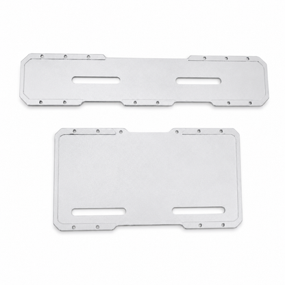 MK RACING CNC Aluminum Alloy Motorcycle License Plate Frame ( Number plate holder ) Set | Front & Rear Holder, Anodized Coating, Universal Fit, Corrosion Resistant, Lightweight Design