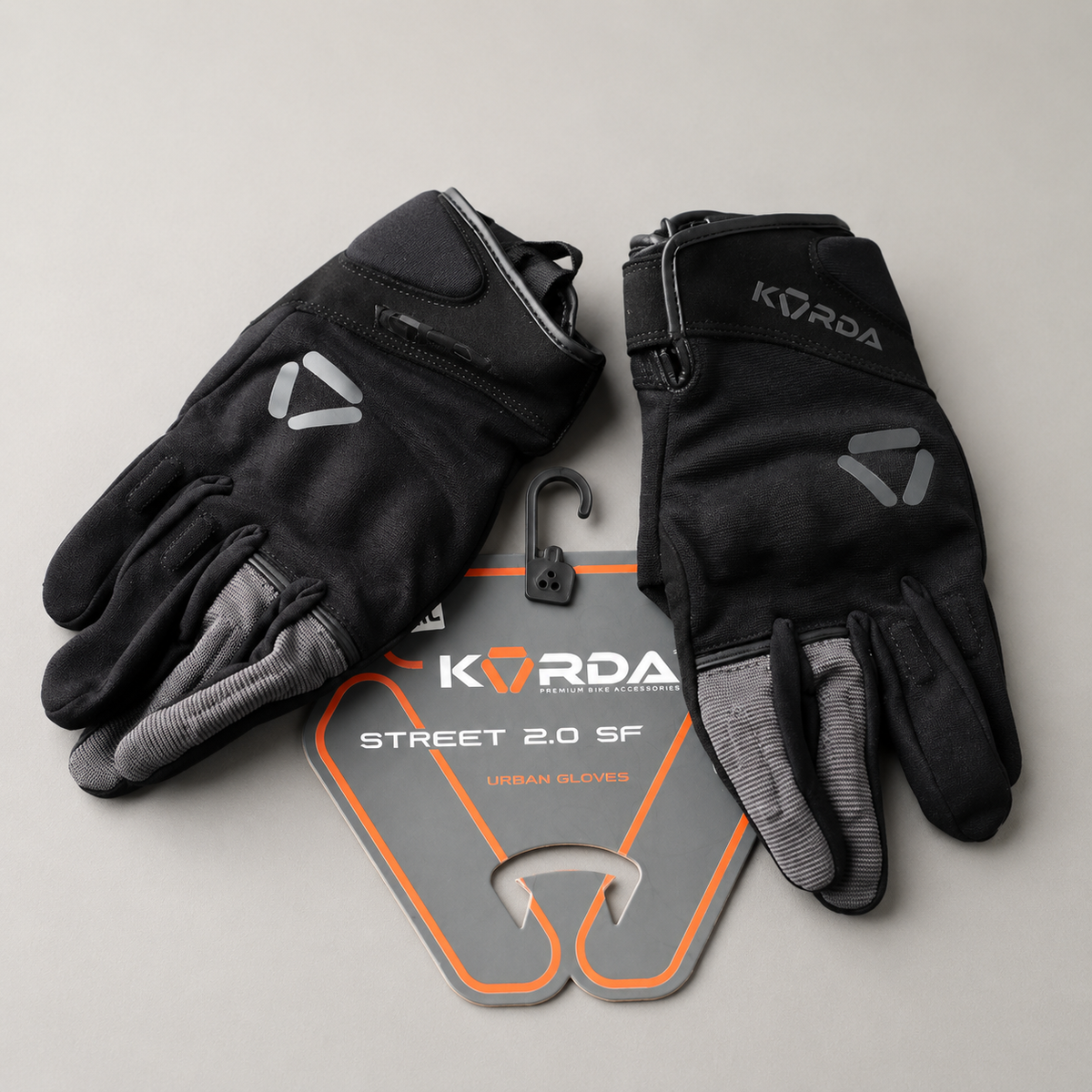 KORDA STREET 2.0 SF GREY RIDING GLOVES