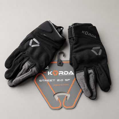 KORDA STREET 2.0 SF GREY RIDING GLOVES