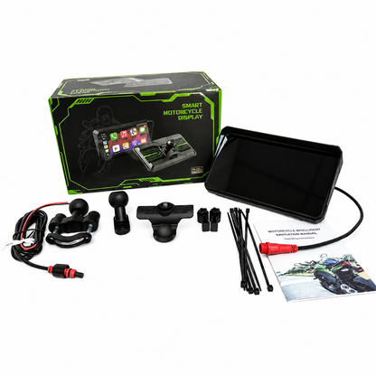 Boltt Pro Quick Release | 6-Inch | Motorcycle CarPlay & Android Auto Screen with TPMS & Voice Control | Wireless Apple CarPlay, Bluetooth, IP68 Waterproof | Universal Fit | M590 - 1 Year Warranty