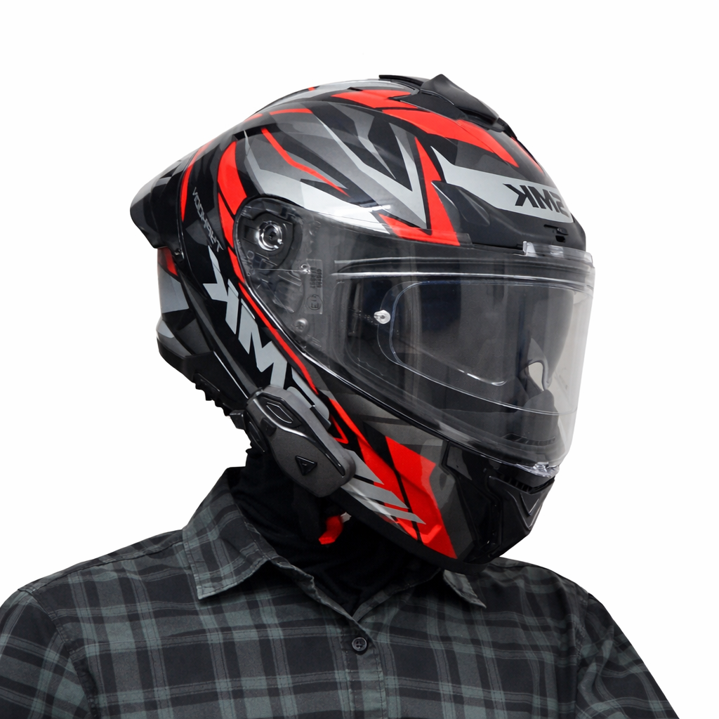 best microphone for motorcycle helmet MOTOWOLF BH1 Motorcycle Helmet Headset Bluetooth Headset for Full Face – SPARIFY