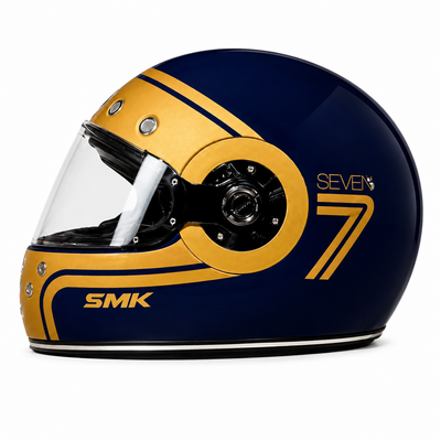 SMK Retro Seven MA540 Full-Face Helmet – Retro Style