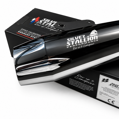 HONDA CB HNESS 350 - 350 RS | SILVER STALLION DRIFT | DYNO High Performance Exhaust System | POLISH- LIFE TIME WARRANTY
