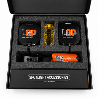 DK50 HIGH POWER SPOTLIGHT | 110W |  Ultra Wide Driving Fog Lights | White/Yellow | with wiring harness and Intelligent wireless button switch | 1 year warranty | LGP