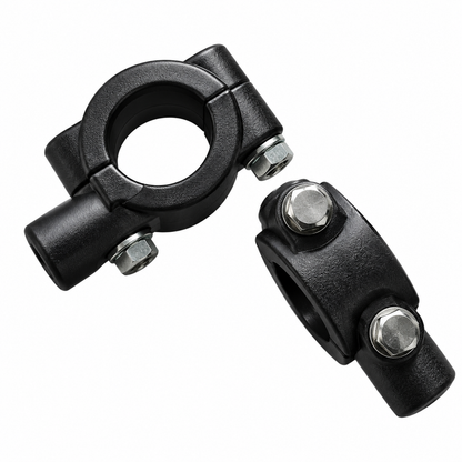 8mm Adventure Mirror Mount Holder Clamp On Adapter For Motorcycle 22Mm 7/8"  ( PACK OF 2 )