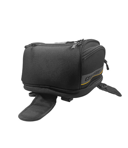 Cramster Beetle V2 Tank Bag 9L - Durable Polyester Fabric | Genuine 3M Reflective Panels | Genuine YKK Zippers - Black