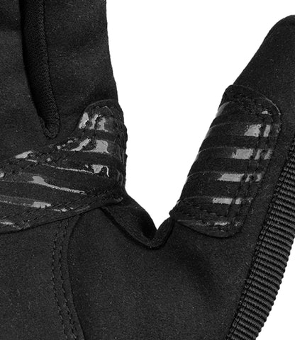 Cramster ( By RYNOX ) Flux WP Gloves - Cuff Length Motorcycle Riding Waterproof Gloves | Impact Protection | Abrasion Resistance - Black