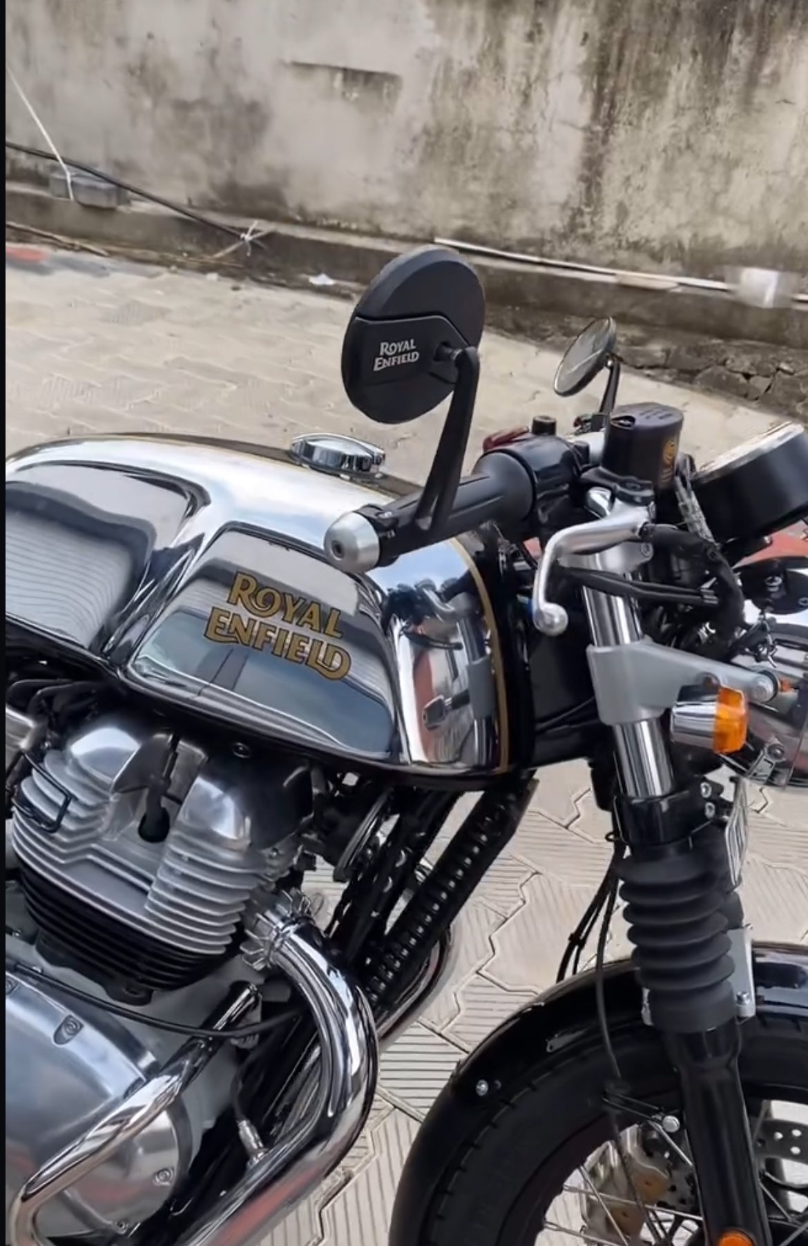 royal enfield meteor 350 bar end mirrors