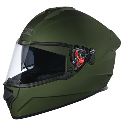 STUDDS DRIFTER WITH SPOILER FULL FACE HELMET - MILITARY GREEN