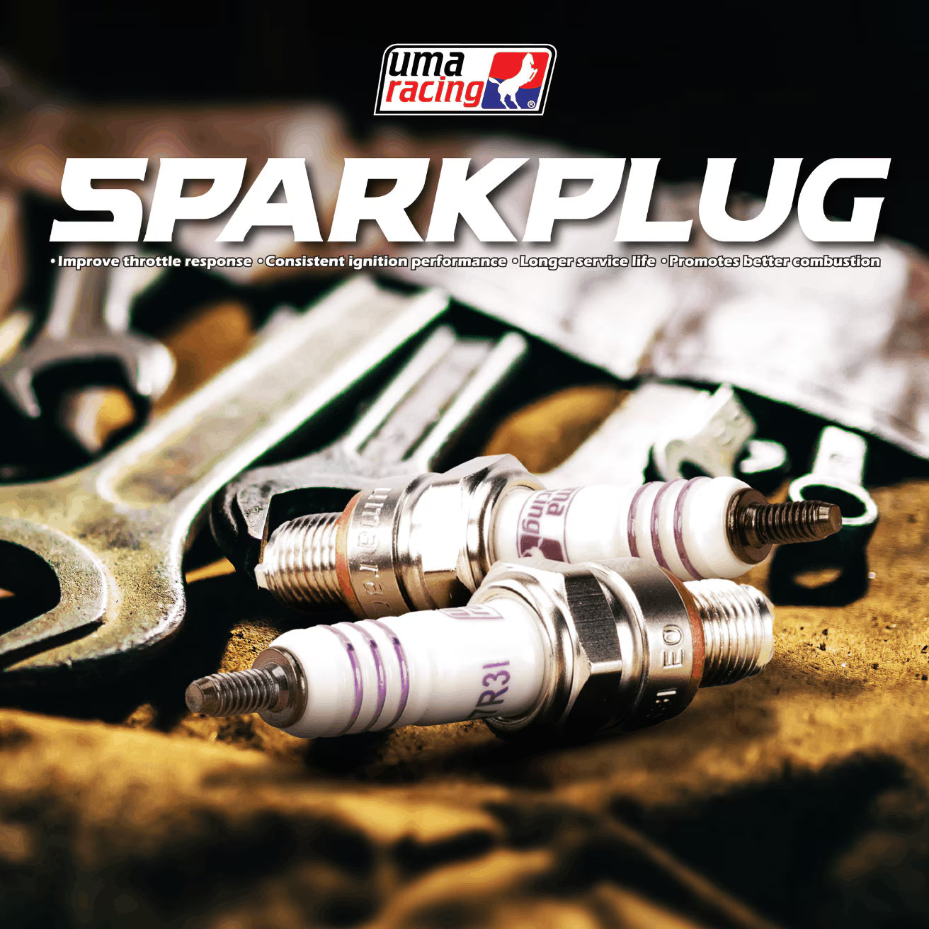 UMA RACING UTECH IRIDIUM SPARK PLUG AB9R31 02AR0068 02SP0003