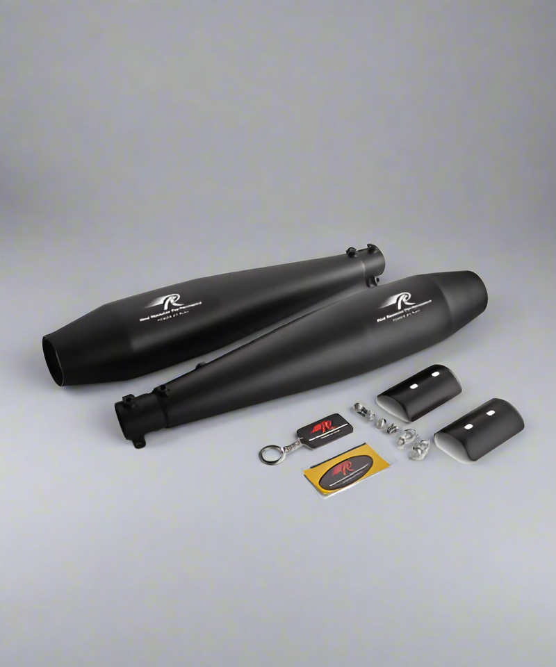 Red rooster performance exhaust for Interceptor 650 /continental GT 650 - Black matte