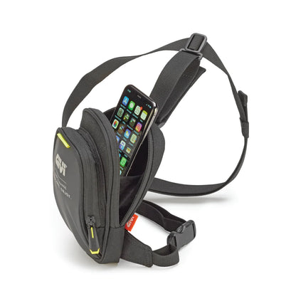 Givi Adjustable Thigh Bag / Leg Wallet - Black - EA139B