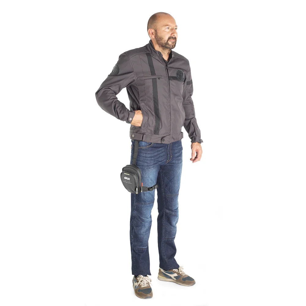 Givi Adjustable Thigh Bag / Leg Wallet - Black - EA139B