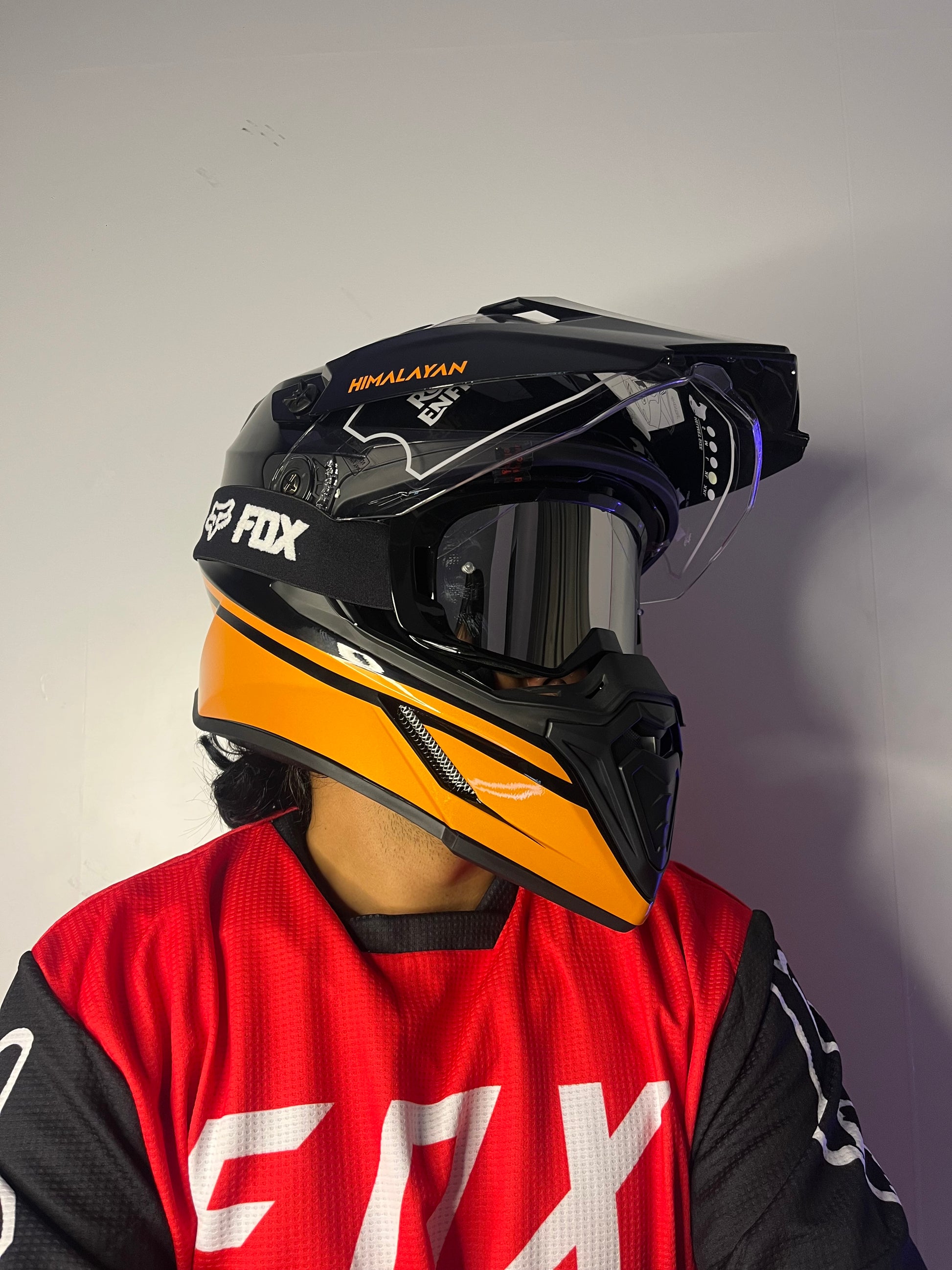 ROYAL ENFIELD OFF ROADING MOTO CROSS OPTIMUS DUAL SPORT HELMET