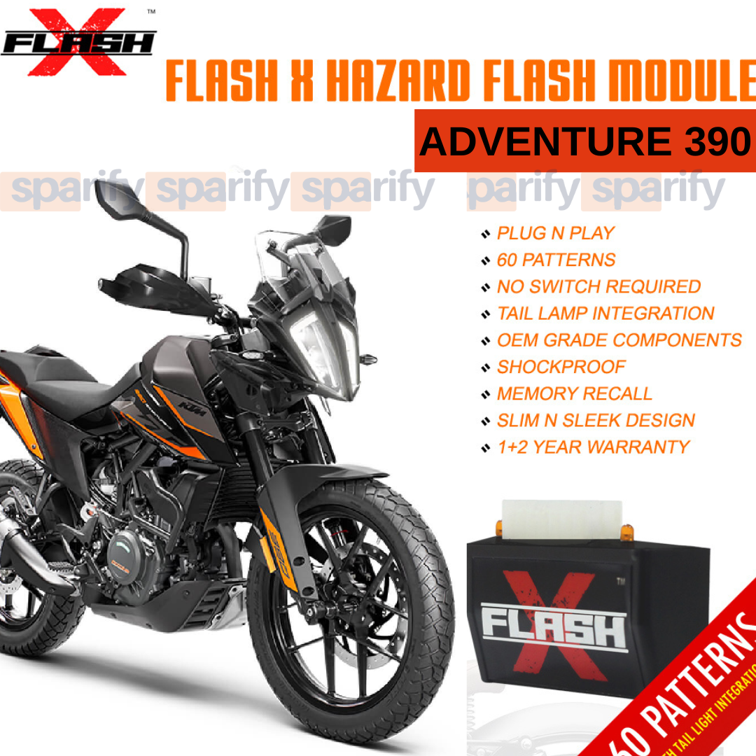 KTM ADVENTURE 390 FlashX Hazard Flash Module, Blinker/Flasher for All ...