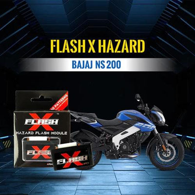 Pulsar NS 200 FlashX Hazard Flash Module, Blinker/Flasher for All Motorcycle & Scooters