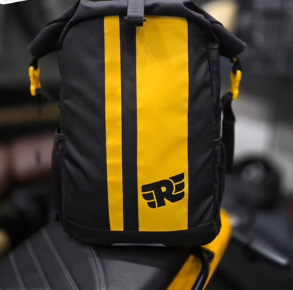 Royal Enfield ELPP Roll Top Bag - Durable 600D Polyester YELLOW ONE SIZE