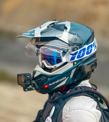 100% | Motocross & mountain biking Goggles | White blue tint- 1 YEAR WARRANTY