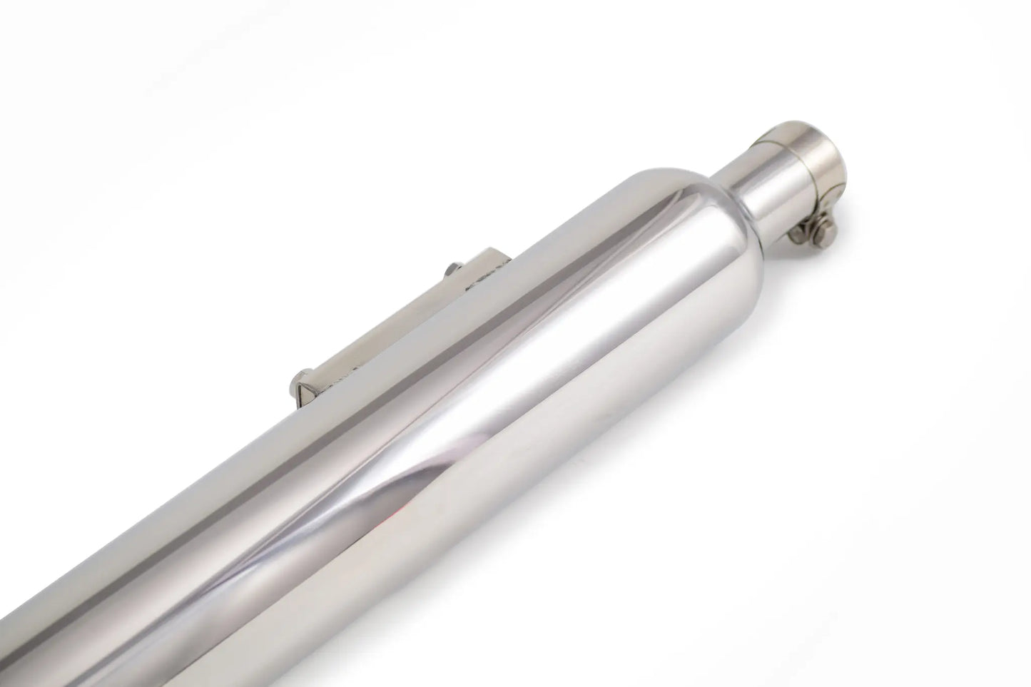 Royal Enfield Meteor 350 /  Reborn 350 Powerage Performance Slip-On Exhaust | Steel Brushed