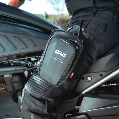 Givi Adjustable Thigh Bag / Leg Wallet - Black - EA139B