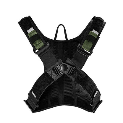 MOTOWOLF MB7 Hydration Backpack( 6l capacity ) with ( 2 ltrs ) bladder | Waterproof | Ideal for motorcycle riders | 2025 Edition - BLACK