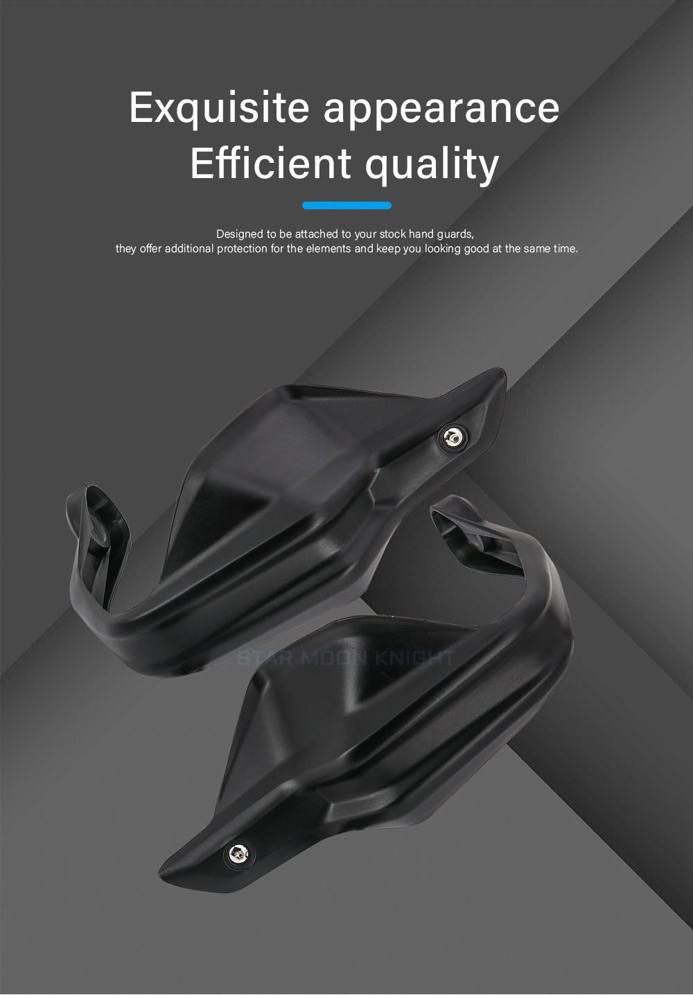 Adventure Series Handguard Hand Shield Protector  | PVC | Ideal for Adventure & Touring Motorcycles