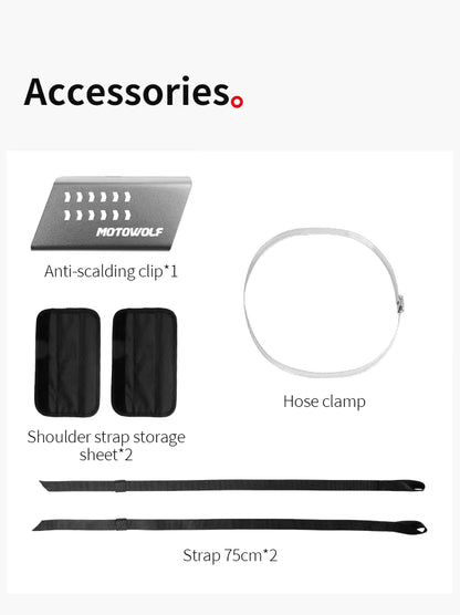 MOTOWOLF MB2 28L/48L Waterproof Pannier Bag / Saddle bag for Motorcycle Adventure High Quality Motorbike Saddle Drypack-Pair | OLIVE GREEN - Universal