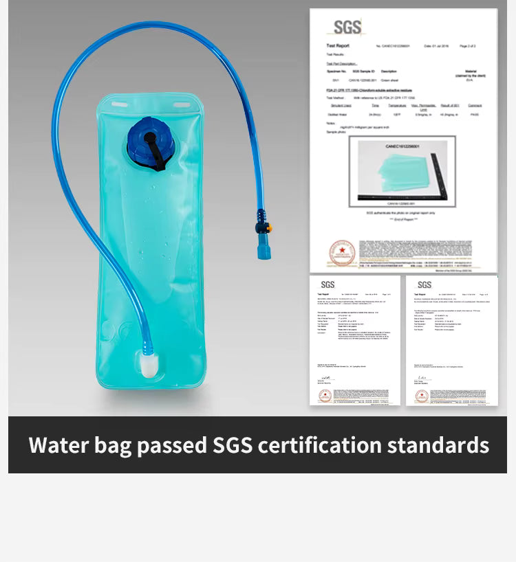 MOTOWOLF MB7 Hydration Backpack( 6l capacity ) with ( 2 ltrs ) bladder | Waterproof | Ideal for motorcycle riders | 2025 Edition - Army Green