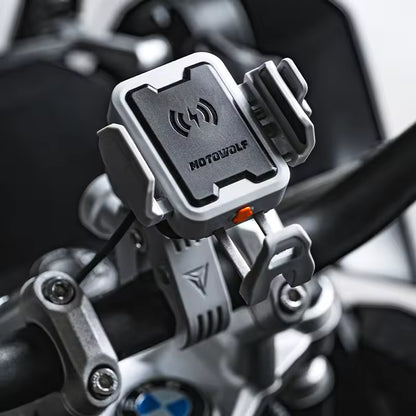 MOTOWOLF | Fast Lock | Motorcycle Riding Phone Mount Holder | MH1 | without charger | Anti vibration | UNIVERSAL FOR ALL MOTORCYCLE