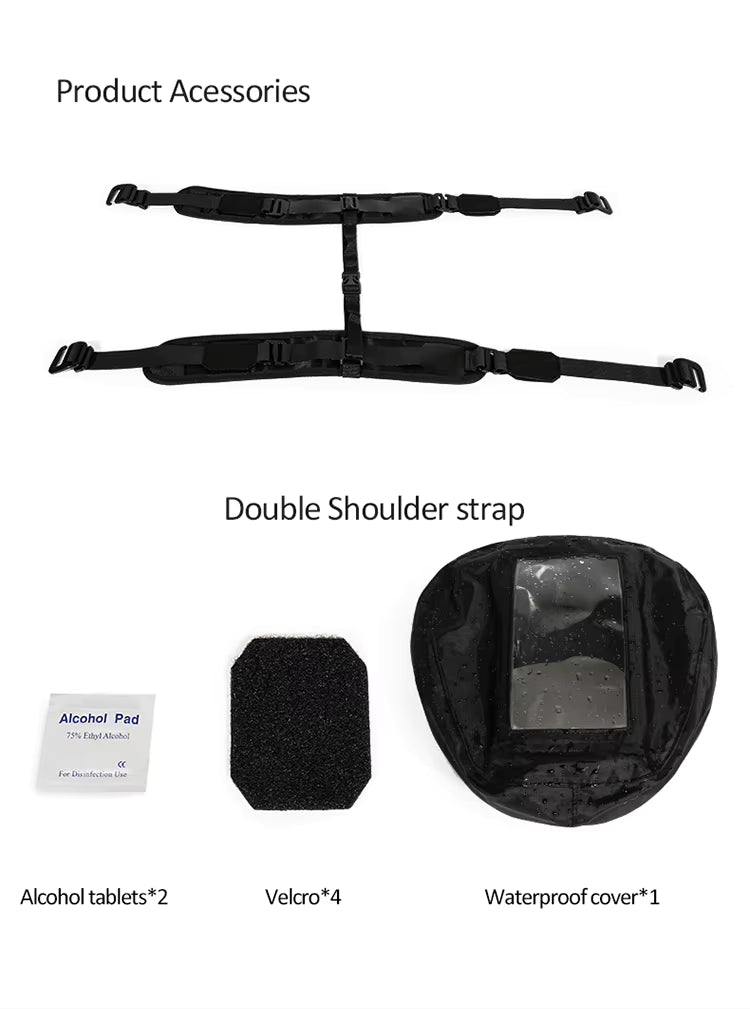 MOTOWOLF Motorcycle Fuel tank Bag MDL0702 | Waterproof | Antislip | For All Motorcycles  - BLACK