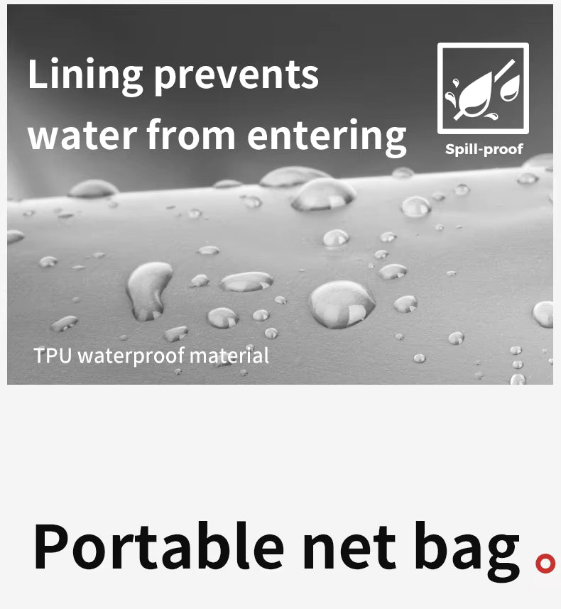 MOTOWOLF MB3 ADV EDITION | 30 litres | Portable nets | Expandable | Waterproof Riding Backpack with Net Bag Hydration Drinking Straw Water Storage Bag - Light green