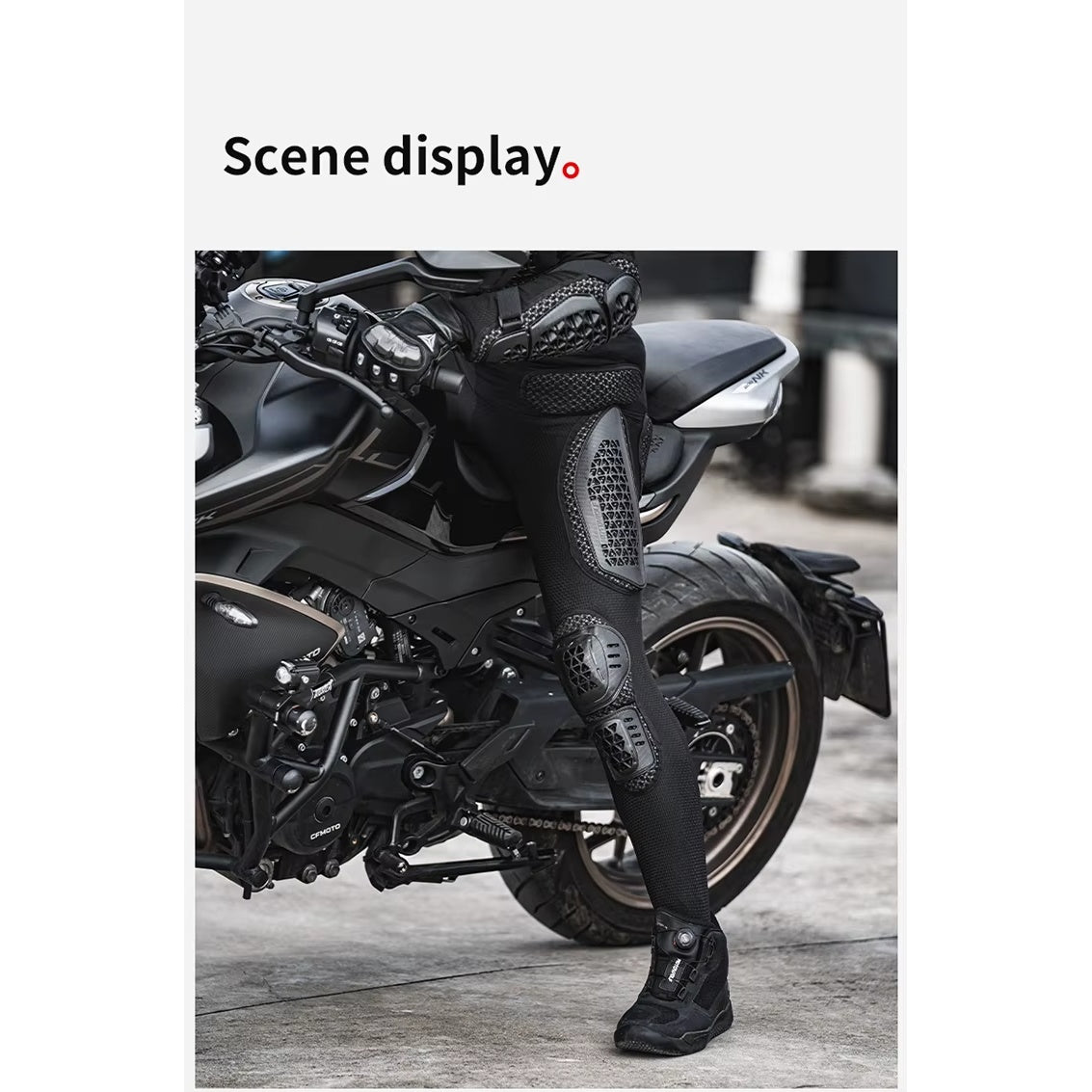 Motowolf Armor Riding Pants with Knee & Hip Armor | Motocross Armor | Suit Pants with Protective Gear | Four Season | PG1 | Anti Fall | Off-road Riding Armor | Bike Safety Pants for Touring & Street Riding- BLACK