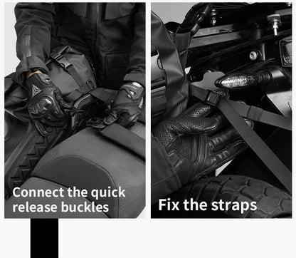 MOTOWOLF MB2 28L/48L Waterproof Pannier Bag / Saddle bag for Motorcycle Adventure High Quality Motorbike Saddle Drypack-Pair | OLIVE GREEN - Universal