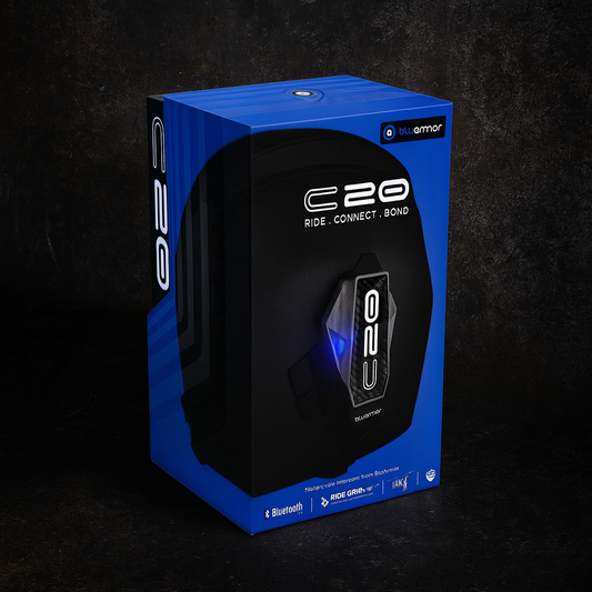 BLUARMOR C20 Intercom system for motorcycles | RIDEGRID™ Lite