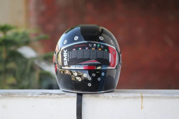 SMK RETRO SOLID GL230 GLOSSY FULL FACE HELMET