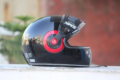SMK RETRO SOLID GL230 GLOSSY FULL FACE HELMET