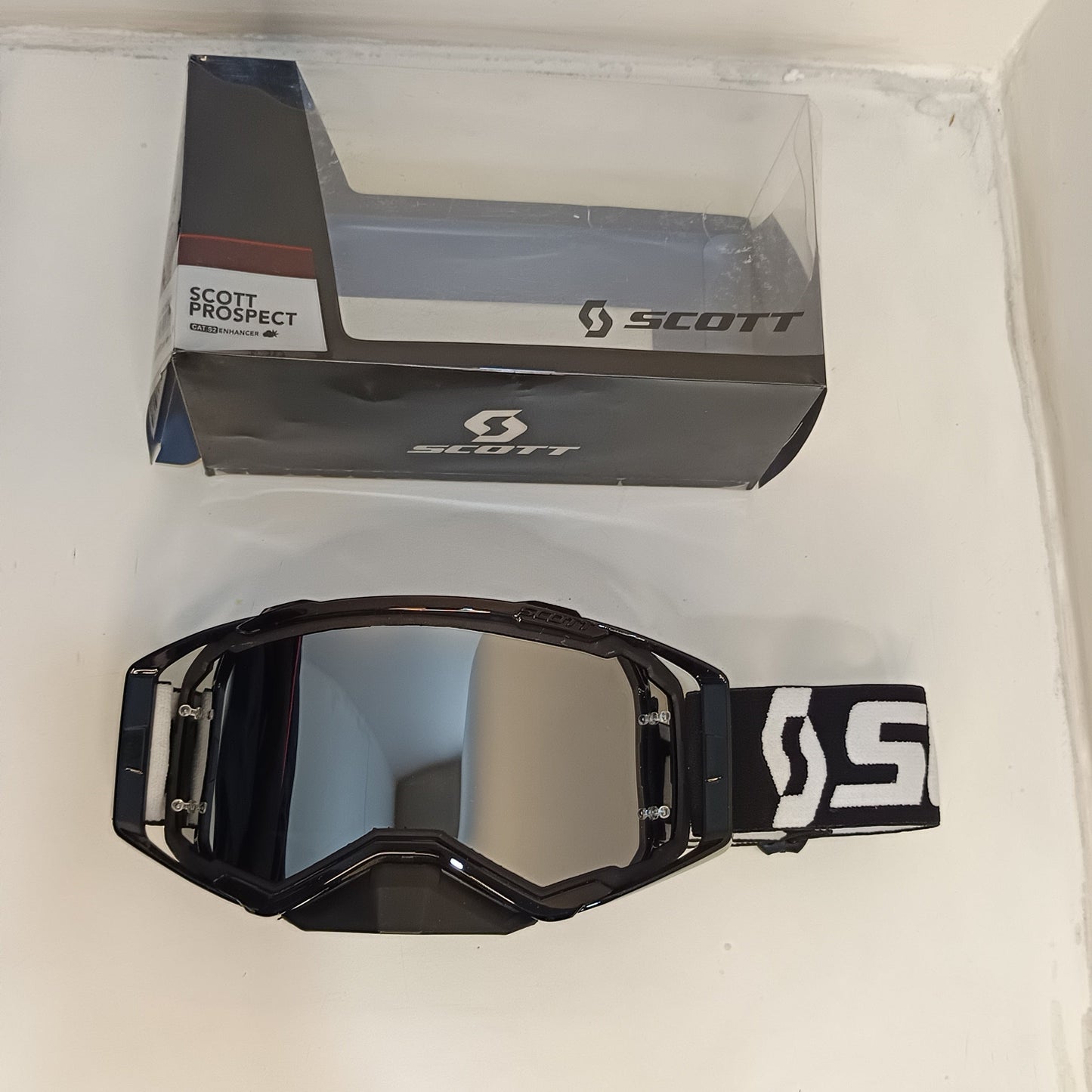 Scott. Prospect 2.0 ( MX )Motocross Goggles | Off road | Outdoor Sports Dense Black tinted - premium