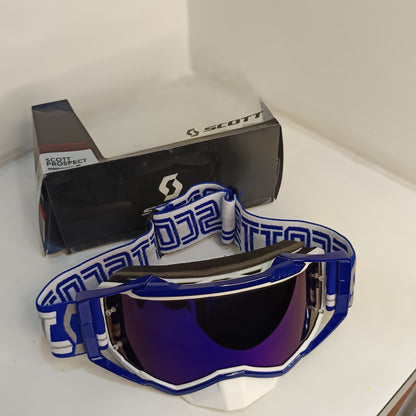 Scott. Prospect 2.0 ( MX )Motocross Goggles | Off road | Outdoor Sports Blue White tinted - premium