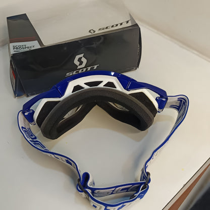 Scott. Prospect 2.0 ( MX )Motocross Goggles | Off road | Outdoor Sports Blue White tinted - premium