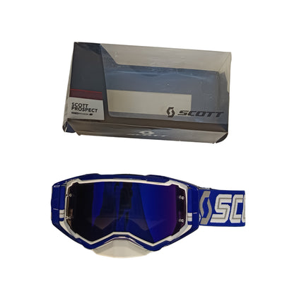 Scott. Prospect 2.0 ( MX )Motocross Goggles | Off road | Outdoor Sports Blue White tinted - premium