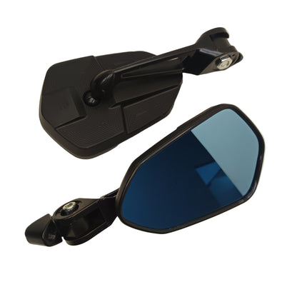 Napoleon V2 Rear View Mirrors | Universal for all motorcycle | 180 degree rotatable | Anti Glair | PREMIUM