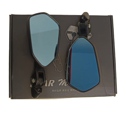 Napoleon V2 Rear View Mirrors | Universal for all motorcycle | 180 degree rotatable | Anti Glair | PREMIUM
