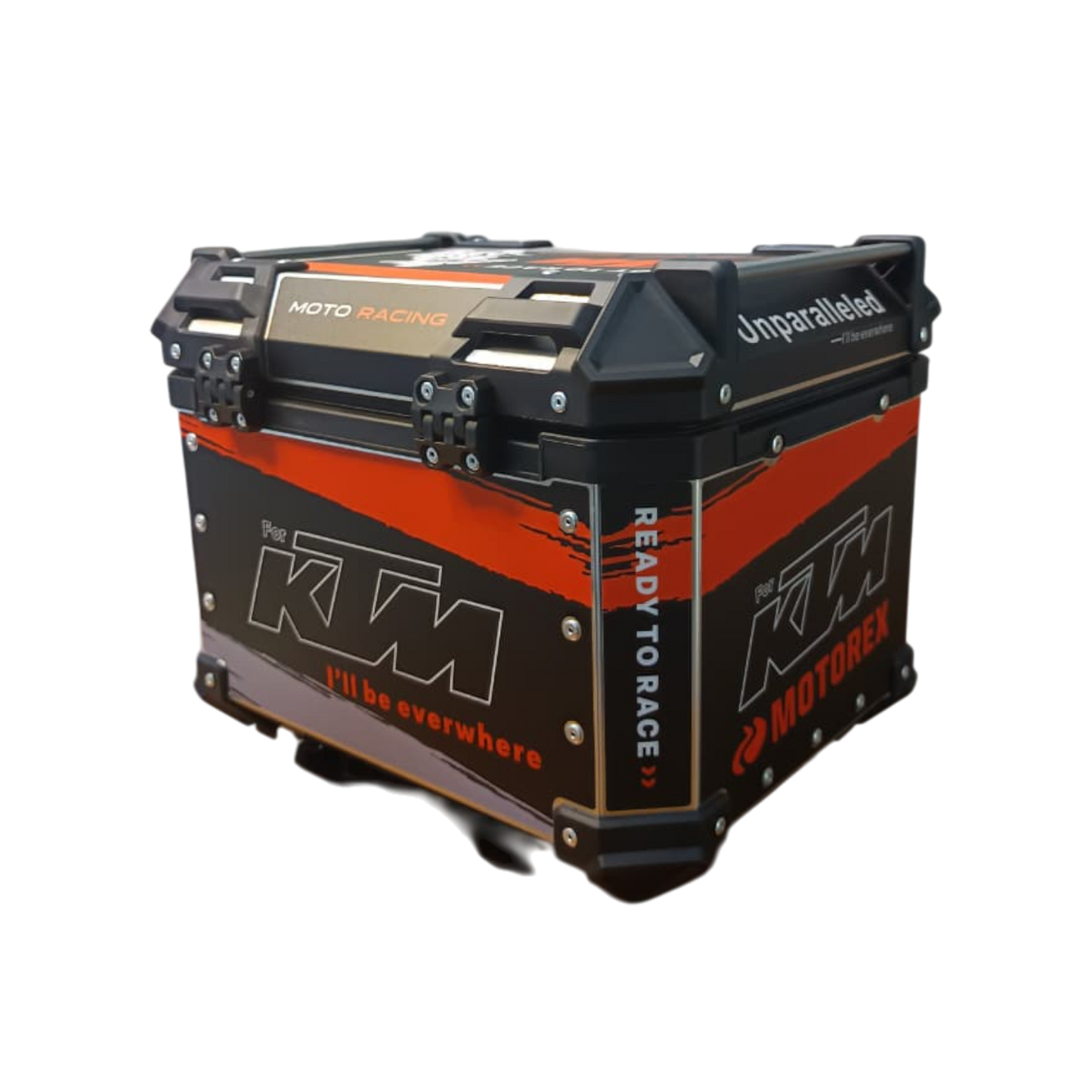 KTM ADVENTURE - MOTOREX SERIES  | Graphics LGP Premium Aluminium Top Box & Panniers - TOURING COMBO