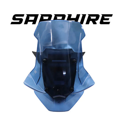 YAMAHA AEROX | ZHIPAT | TOURING WINDSHIELD VISOR GLASS | MADE IN VIETNAM |V2 | NEW SHAPE DESIGN | ADVENTURE TOURING GLASS