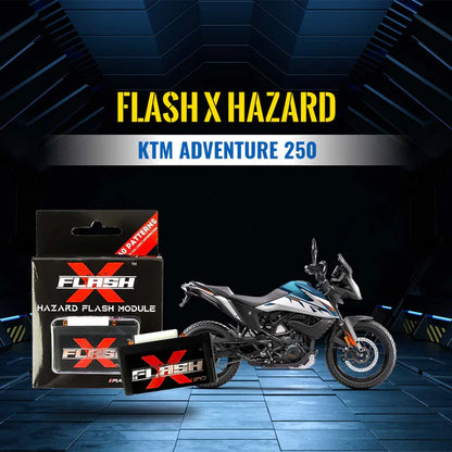 KTM ADVENTURE 250  FlashX Hazard Flash Module, Blinker/Flasher for All Motorcycle & Scooters