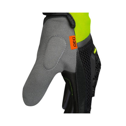 KORDA ADVENTURE D3O FL YELLOW RIDING GLOVES